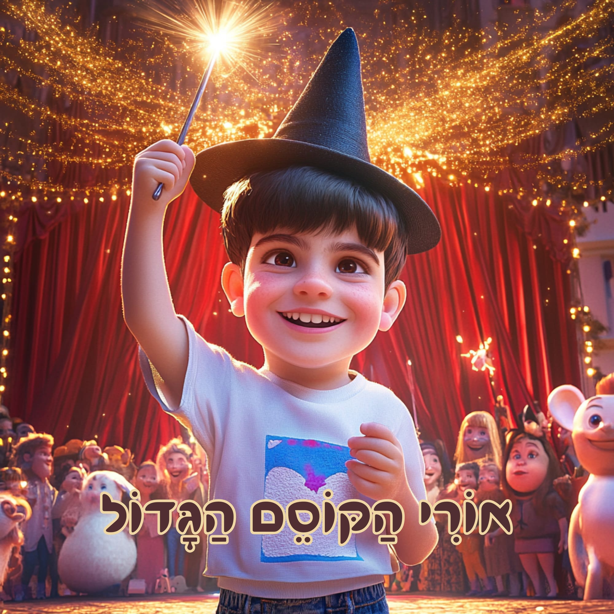 ספר ילדים מותאם אישית בנושא קסמים